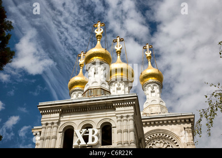 Cathédrale de l'Esaltazione de la Sainte Croix - Chiesa Russa a Ginevra Foto Stock