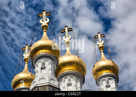 Cathédrale de l'Esaltazione de la Sainte Croix - Chiesa Russa a Ginevra Foto Stock