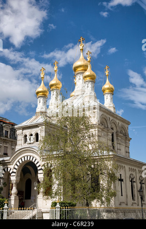 Cathédrale de l'Esaltazione de la Sainte Croix - Chiesa Russa a Ginevra Foto Stock