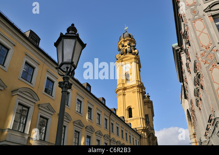 San Kajetan chiesa Theatinerkirche (), Monaco di Baviera, Germania Foto Stock