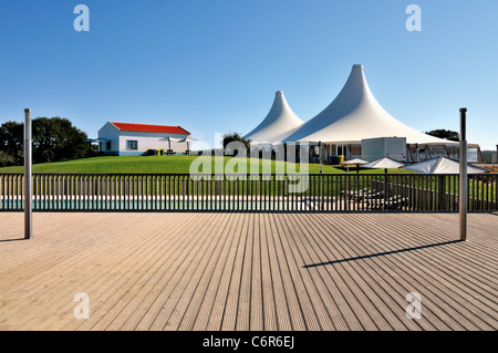 Portogallo Alentejo: Evento tenda e Monte Alentejano dell'Eco e Camping Resort in Zmar Odemira Foto Stock