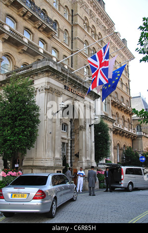 L'Hotel Langham, Portland Place, Regent Street, City of Westminster, London, Greater London, England, Regno Unito Foto Stock