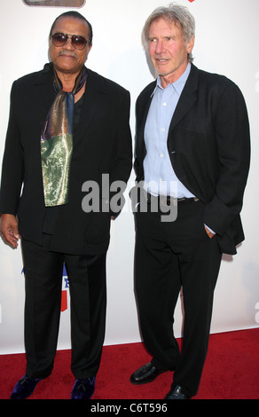 Billy Dee Williams & Harrison Ford arriva a 'L'Empire Strikes Back' trentesimo anniversario la carità lo screening di evento presso il Foto Stock