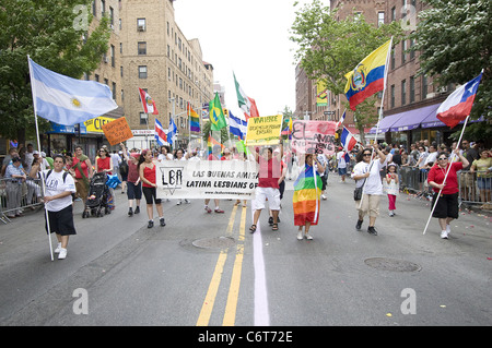 2010 Queens Pride Parade New York City, Stati Uniti d'America - 06.06.10 Ivan Nikolov Foto Stock