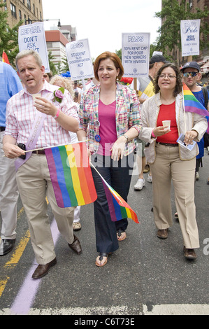 2010 Queens Pride Parade New York City, Stati Uniti d'America - 06.06.10 Ivan Nikolov Foto Stock