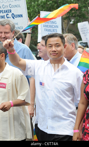 2010 Queens Pride Parade New York City, Stati Uniti d'America - 06.06.10 Ivan Nikolov Foto Stock