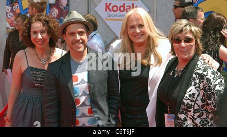 Kristen Schaal , Lee Unkrich; Darla K. Anderson di Los Angeles prima di Walt Disney Pictures "Toy Story 3' a El Capitan Foto Stock