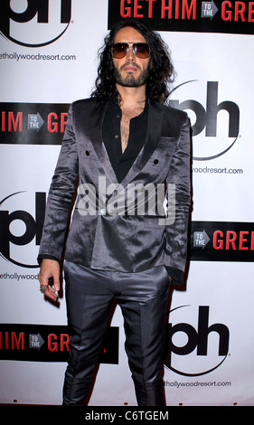 Russell Brand Las Vegas lo screening di 'Get lui alla greca" tenutasi presso il Planet Hollywood Resort and Casino Las Vegas, Nevada - Foto Stock