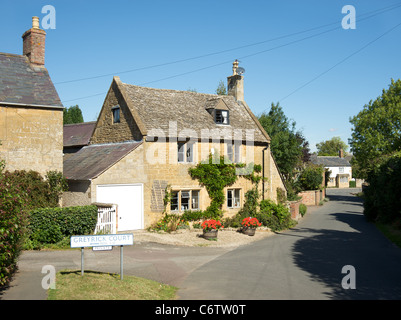 Il tranquillo villaggio di Mickleton, Gloucestershire, England, Regno Unito Foto Stock