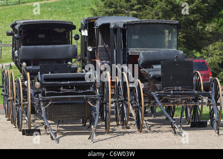 VEW del paese Amish in Ohio Stati Uniti comunità Amish americana vita quotidiana vita quotidiana nessuno orizzontale ad alta risoluzione Foto Stock