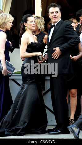 Kristin Davis e Chris Noth Il Costume Istituto beneficio di gala per celebrare l'apertura del "donna americana: modellare una Foto Stock