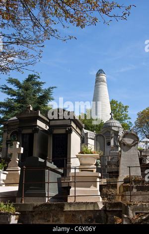 Cimitero di Pere Lachaise Parigi Francia Foto Stock