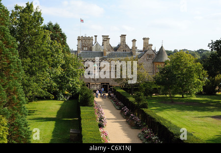 Palace House & Gardens home del Montage famiglia dal 1538 situato a Beaulieu Hampshire Inghilterra Foto Stock