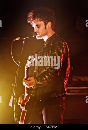 Rebel nero Moto Club performing live a Liverpool O2 Academy Liverpool, in Inghilterra - 27.04.10 Sakura Foto Stock
