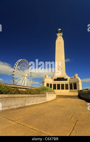 Plymouth è guerra navale monumento/Plymouth Eye Foto Stock