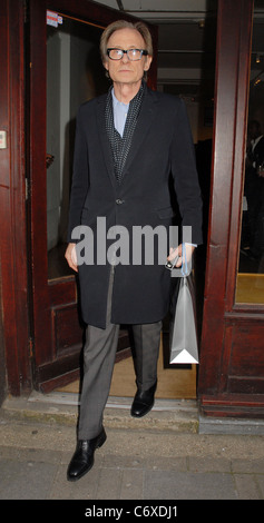 Bill Nighy, alla vista privata di Soho mostra Luci di Londra, Inghilterra - 20.04.10 Foto Stock