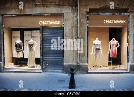 Chattawak boutique in Aix en Provence città in Francia Foto Stock