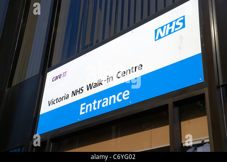 Victoria NHS Walk-in centro a Londra, Inghilterra Foto Stock