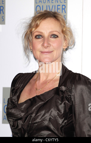 Lesley Sharp il 2010 Laurence Olivier Awards tenutosi presso il Grosvenor House Hotel - Gli arrivi di Londra - Inghilterra - 21.03.10 Lia Toby Foto Stock