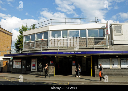 Finsbury Park Station Londra Inghilterra REGNO UNITO Foto Stock