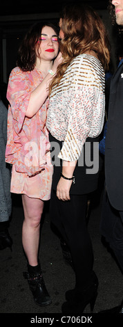 Lois Winstone, Afterparty per 'Boogie Woogie" screening di gala tenutosi presso il Westbury Hotel - Gli arrivi di Londra - Inghilterra - 13.04.10 Foto Stock