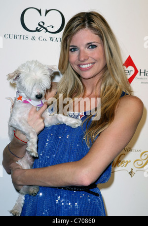 Trishelle Cannatella Venetian Poker Room ospita il quarto annuale di Jennifer Harman carità torneo di poker in favore di Nevada Foto Stock