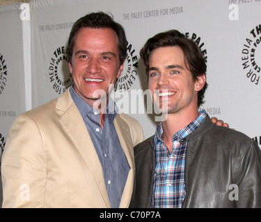 Tim DeKay & Matthew Bomer "colletti bianchi" viene pulito: una serata con il Cast & Team creativo al Paley Centre for Media Foto Stock