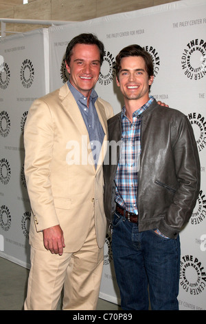 Tim DeKay & Matthew Bomer "colletti bianchi" viene pulito: una serata con il Cast & Team creativo al Paley Centre for Media Foto Stock