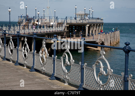 Swanage Pier, Dorset, England, Regno Unito Foto Stock