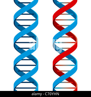 Simbolo del DNA Foto Stock