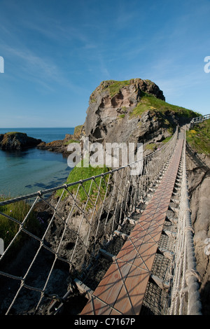 Carrick-a-Rede ponte di corde Foto Stock
