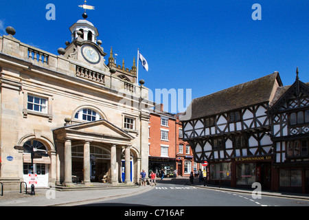 La Buttercross Ludlow Shropshire Inghilterra Foto Stock