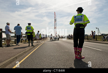 Giro dell'isola boat race, West Mersea, Mersea, Essex. Foto Stock