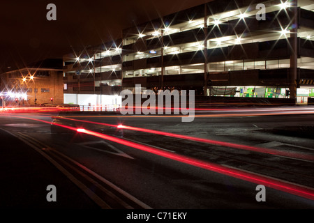 Nottingham notte scape Foto Stock