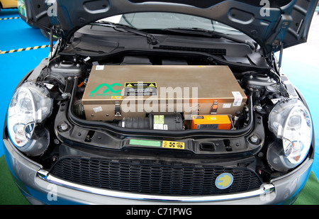 Ecovelocity motor festival di Londra - Mini e sotto il cofano Foto Stock