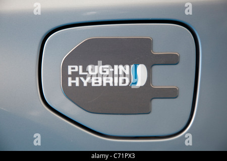Ecovelocity motor festival Londra - Toyota Prius ibrida plug-in Foto Stock
