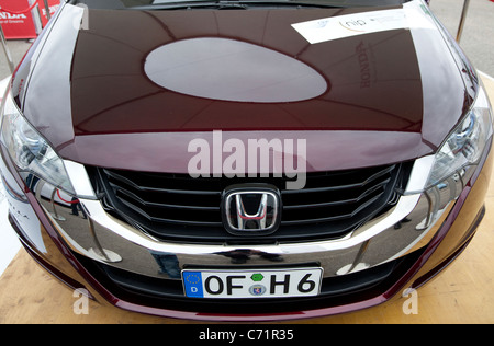 Ecovelocity motor festival Londra - Honda FCX Clarity fuel cell vehicle Foto Stock