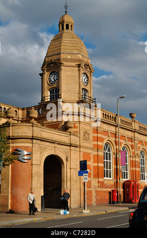 La stazione ferroviaria sulla London Road a Leicester City Foto Stock