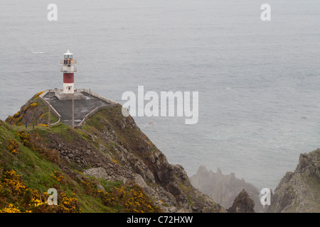 Faro di Cape Ortegal - Cabo Ortegal -, A Coruña, Galizia, Spagna Foto Stock