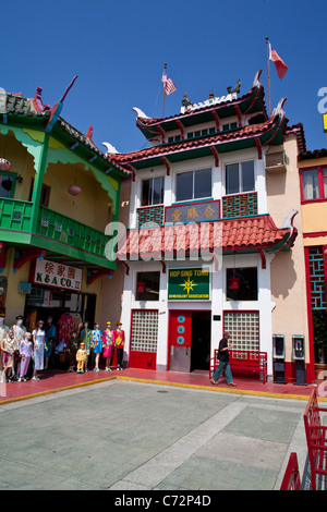 Scene da Chinatown a Los Angeles Foto Stock