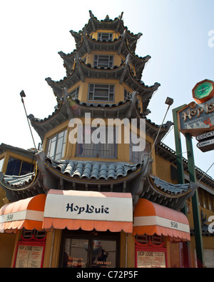 Scene da Chinatown a Los Angeles Foto Stock