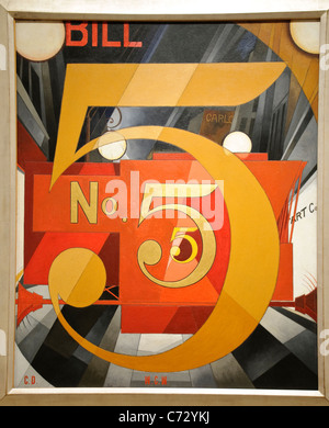 Ho visto la figura 5 in oro, 1928 da Charles Demuth, americano, Foto Stock