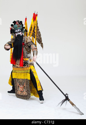 Zhang Fei Opera di Pechino Foto Stock