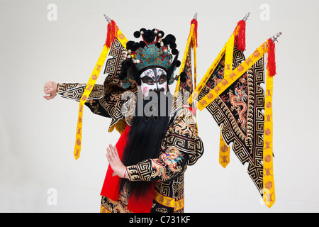 Zhang Fei Opera di Pechino Foto Stock