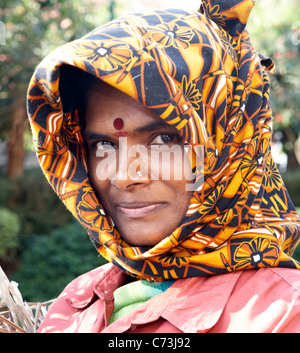 Donna India Kerala India Foto Stock