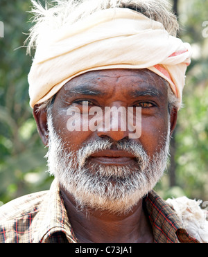 Uomo indiano India Kerala Foto Stock