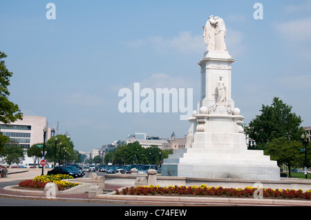 Il monumento alla pace sul cerchio di pace a Washington DC, Stati Uniti d'America Foto Stock