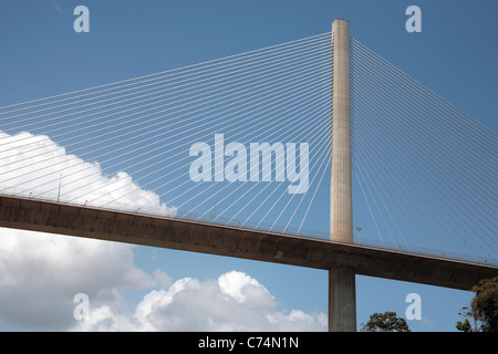 Il Centennial ponte sul Canale di Panama. Foto Stock