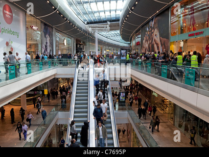 Westfield Stratford City Shopping Centre di Londra Foto Stock