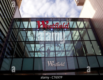 Westfield Stratford City Shopping Centre di Londra Foto Stock